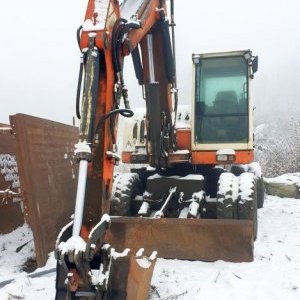 foto 11t bagr kolák mimoosé drapák+svahovka hydr. Schaeff HML42