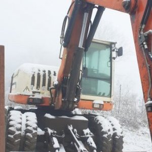 foto 11t bagr kolák mimoosé drapák+svahovka hydr. Schaeff HML42