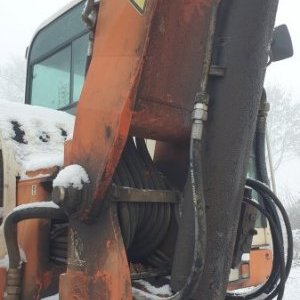 foto 11t bagr kolák mimoosé drapák+svahovka hydr. Schaeff HML42