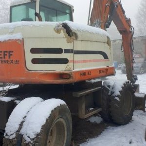 foto 11t bagr kolák mimoosé drapák+svahovka hydr. Schaeff HML42