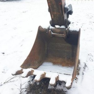foto 11t bagr kolák mimoosé drapák+svahovka hydr. Schaeff HML42