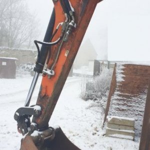 foto 11t bagr kolák mimoosé drapák+svahovka hydr. Schaeff HML42